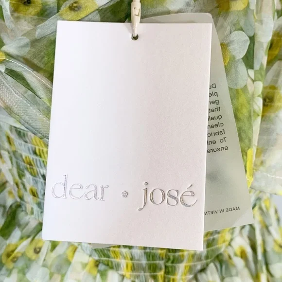 Dear Jose Off The Shoulder Mini Dress Floral Print Size Small NWT - Picture 12 of 13
